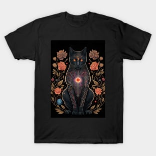 floral cat 2 T-Shirt